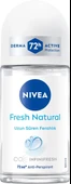 NIVEA Kadın Roll On Deodorant Fresh Natural 50 ml, 72 Saat Anti-Perspirant Koruma,Okyanus Özleri,Alkolsüz - 1