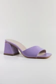 Assortie RENKLİ KALIN TOPUKLU TERLİK 6CM - 4
