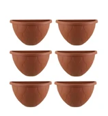 Omnipazar SO-DD03 Dekoratif Damla Duvar Saksı 3.4 Litre Kiremit 6 Adet thumbnail 1