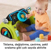 Fisher Price Sesli ve Işıklı Eğlen ve Öğren İlk Arabam ÜÇ DİLLİ EĞİTİCİ AKTİVİTE BEBEK OYUNCAĞI - 3