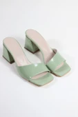 Assortie RENKLİ KALIN TOPUKLU TERLİK 6CM - 2
