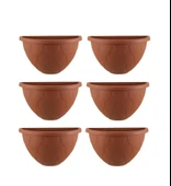 Omnipazar SO-DD02 Dekoratif Damla Duvar Saksı 2.4 Litre Kiremit 6 Adet thumbnail 1