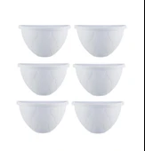 Omnipazar SO-DD02 Dekoratif Damla Duvar Saksı 2.4 Litre Beyaz 6 Adet thumbnail 1