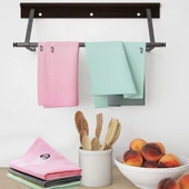 BUFFER® İz Bırakmayan Mikrofiber Temizlik Bezi 3'lü Set Cam ve Ayna Silme Toz Alma Temizlik Bezi thumbnail 2