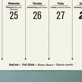 2026 Çok Dilli Takvim, Dil Öğrenme Aylık Planlayıcı Takvimi, İngilizce, Almanca, Fransızca, İspanyolca Takvim, Eğitici T thumbnail 6