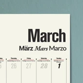 2026 Çok Dilli Takvim, Dil Öğrenme Aylık Planlayıcı Takvimi, İngilizce, Almanca, Fransızca, İspanyolca Takvim, Eğitici T thumbnail 4