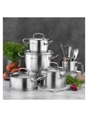 KORKMAZ A1150 PROLİNE 9 PRÇ.TENCERE SETİ thumbnail 2