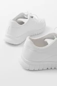 K-504 Beyaz Bağcıklı Desenli Günlük Spor Ayakkabı thumbnail 4