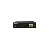 Tenda SG106PC 6 Port 4 Port Poe+ 10-100-1000 Mbps + 2 Port Uplink Switch Çelik Kasa Rack Mount thumbnail 1