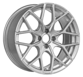 EMR-S1038-33 7.5x17" -5x100 ET35 73.1 Silver DIAMOND Jant (4 Adet) - 1