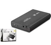 HADRON HDX1753 HDD KUTUSU USB2.0 METAL SATA 3.5" SİYAH thumbnail 2