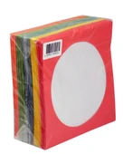 CD&DVD Zarfı Renkli 80gr 100 lü Paket Pencereli (Kırmızı,Sarı,Yeşil,Mavi,Turuncu) - 1