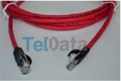 Teldata TLD-030K Cat6 0.30MT Kırmızı Utp Patch Kablo thumbnail 1