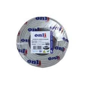 Onli ON-4122 4+1 1x0,22 mini Coax 4x0,22mm 2X0,50mm 100 metre CCA Kamera Kablosu - 1