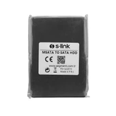 S-link MSATA TO SATA Harici 2.5" Siyah Hdd Kutusu - 1
