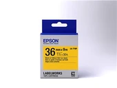 Epson LK-7YBP Pastel Sarı Üzeri Siyah 36mm 9Metre thumbnail 2