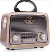 Everton RT-301 Bluetooth-USB-SD-FM Şarjlı  Nostaljik Radyo El Fenerli - 3