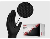 Beybi Diamond Xl Pudrasız Kalın Siyah Nitril Eldiven XL (Kutuda 100 Adet) - 2