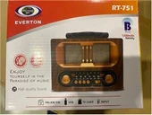 Everton Rt-751 -Fm-Am-Sw-Usb-Tf Card-Aux Nostaljik Radyo Solar (Güneş Paneli) thumbnail 3