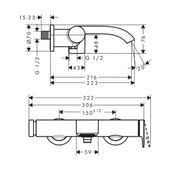 Hansgrohe Vivenis Aplike Banyo Bataryası - 3
