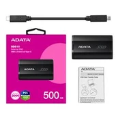 Adata 500Gb SD810 Siyah Taşınabilir Usb 3.2 Gen2  x2 Type-C Ssd Harici Disk thumbnail 4