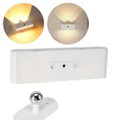 Ledx SK-BD188F Çift Yönlü Hareket Sensörlü Dekoratif Şarjlı Duvar Aplik 2 Mercekli 15 Smd Ledli 3000K-4000K-6500K - 1