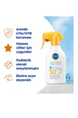 Nivea Sun Bebek & Çocuk Güneş Spreyi SPF 50 – 270 ml | Hassas Ciltler İçin Yüksek Koruma | Suya Dayanıklı Güneş Koruyucu thumbnail 2