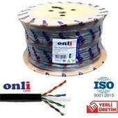 Onli ON-6006 U-UTP 23 AWG CCA-PE Outdoor 500 Metre Cat6 Kablo thumbnail 2