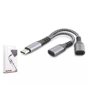 Hadron Gj-015 Type-C To 2-Type-C F Kablo Car Şarj Siyah thumbnail 2