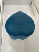 EVİMŞAH PUF & BENCH KALPLİ MAVİ - 2