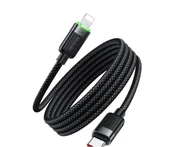 MCDODO CA-2010 36W USB-C TO LIGHTNING MANYETİK SARILABİLİR KABLO - 1.2 M SİYAH thumbnail 1