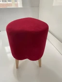 EVİMŞAH PUF & BENCH KALPLİ KIRMIZI - 1