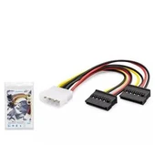 Hadron Hdx5525 Sata Power Kablo Poşetli 2In1 16Cm Siyah - 2