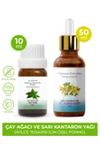 Akne Seti - Çay Ağacı Yağı 10 ml, Sarı Kantaron Yağı 50 ml 2'li Set - 2
