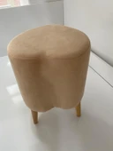 EVİMŞAH PUF & BENCH KALPLİ KREM - 2