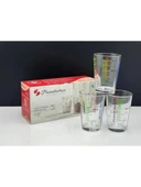 Paşabahçe 97420 Arda Türkmen Ölçü Bardak Seti - 1