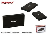 Everest HDC-270 Harici 2.5" Usb 2.0 Sata Harddisk Kutusu thumbnail 2