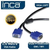 Inca IVGA-15Pt 1,5mt Vga Kablo thumbnail 2