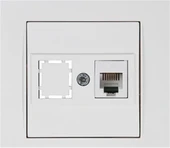 Mutlusan Rita Telefon Prizi 1XRJ12 Beyaz Bilisterli  (2220 125 0101B) thumbnail 1