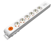 Mutlusan Rı-Tech 6lı Anahtarlı 2Usb Klemensli Topraklı  Grup Priz  (001 175 650001 00 00) thumbnail 2