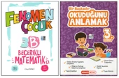 FENOMEN 3. SINIF 3B MATEMATİK+KIRMIZI BEYAZ OKUDUĞUNU ANLAMAK (2 KİTAP) - 1