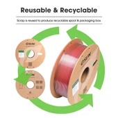 Esun Epla-Silk Magic Filament Kırmızı-Yeşil - Urhanshop Gönderimli thumbnail 5