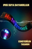 Rgb Led Dijital Ekran App Kontrollü Kumandalı Led Animasyon Kayan Ekran 37X9 CM - 4