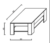 Ligna Orta Sehpa Atlantik Çam - 4