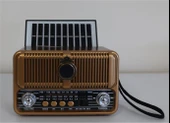 Everton Rt-660  Bluetooth Fm-Usb-Tf-Aux Şarjlı Nostaljik Radyo Solar (Güneş Panelli) thumbnail 2