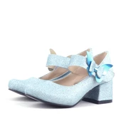 Winx Mavi Işıltılı Kelebekli Kız Çocuk Topuklu Ayakkabı thumbnail 5