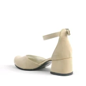 Merida Bej Süet Kalın Topuklu Kız Çocuk Topuklu Ayakkabı thumbnail 11