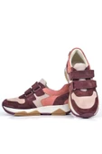 Rakerplus Hakiki Deri Pudra Bordo Çocuk Sneakers Spor Ayakkabı thumbnail 7