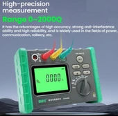 DUOYI DY4100A Dijital Toprak Direnci Ölçer Toprak Megeri - 2