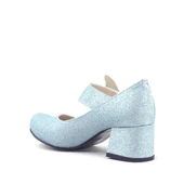 Winx Mavi Işıltılı Kelebekli Kız Çocuk Topuklu Ayakkabı thumbnail 4